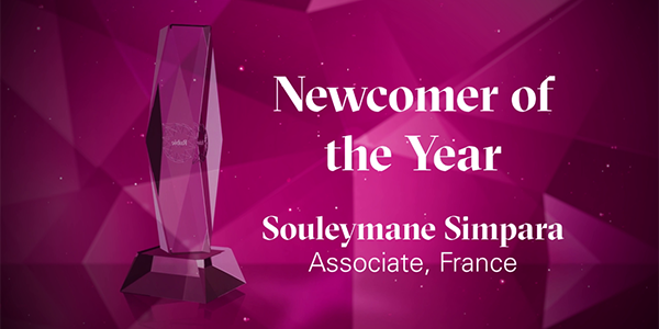Newcomer of the year