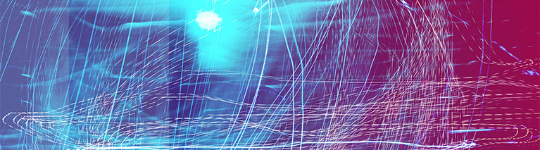 abstract lights small banner
