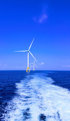 Wind turbine in the sea 226x387 careers feature hero banner