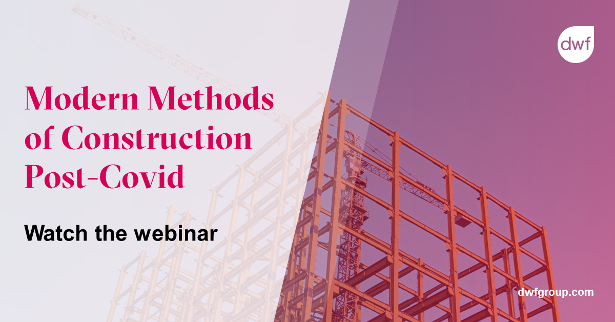 Webinar: Modern Methods of Construction | DWF