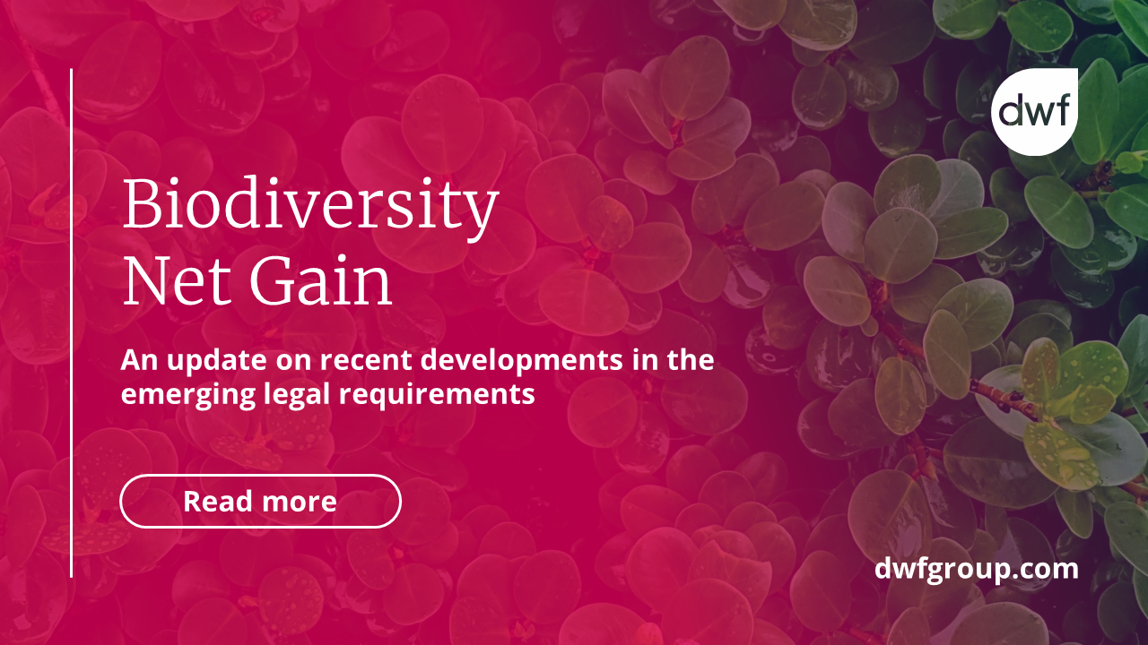 Biodiversity Net Gain Part 2 DWF Group