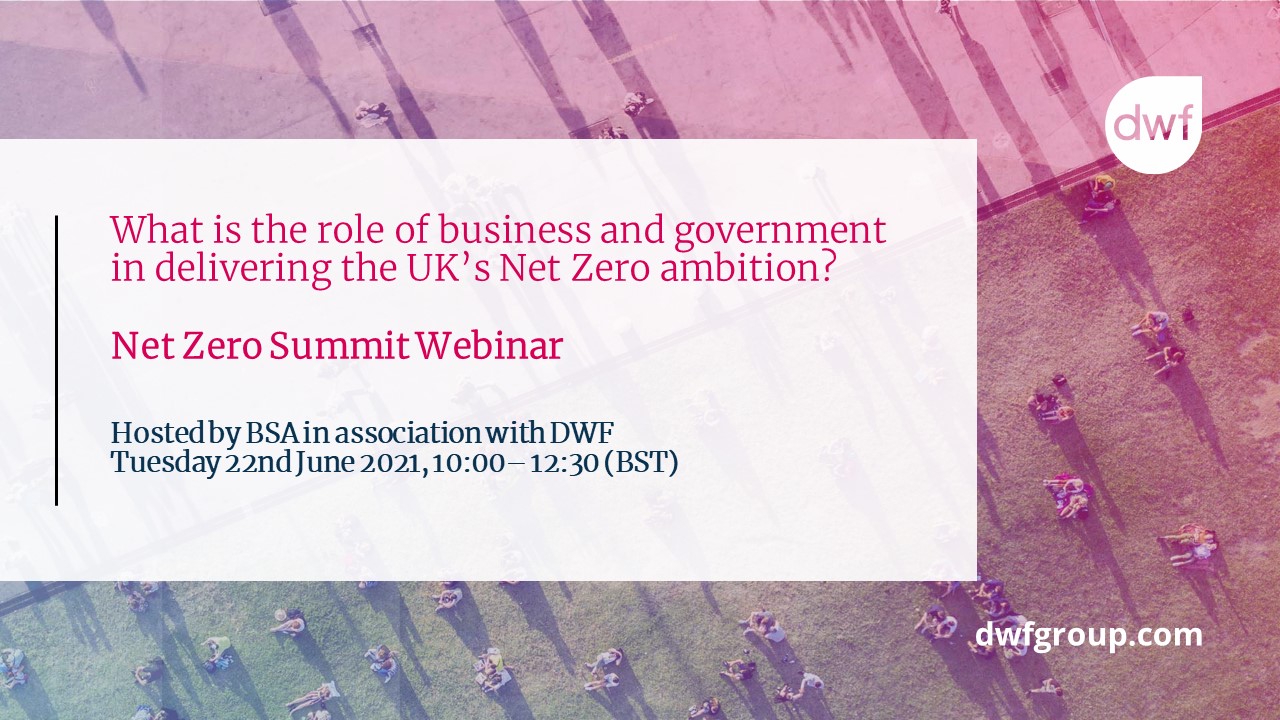 Net Zero Summit Event DWF