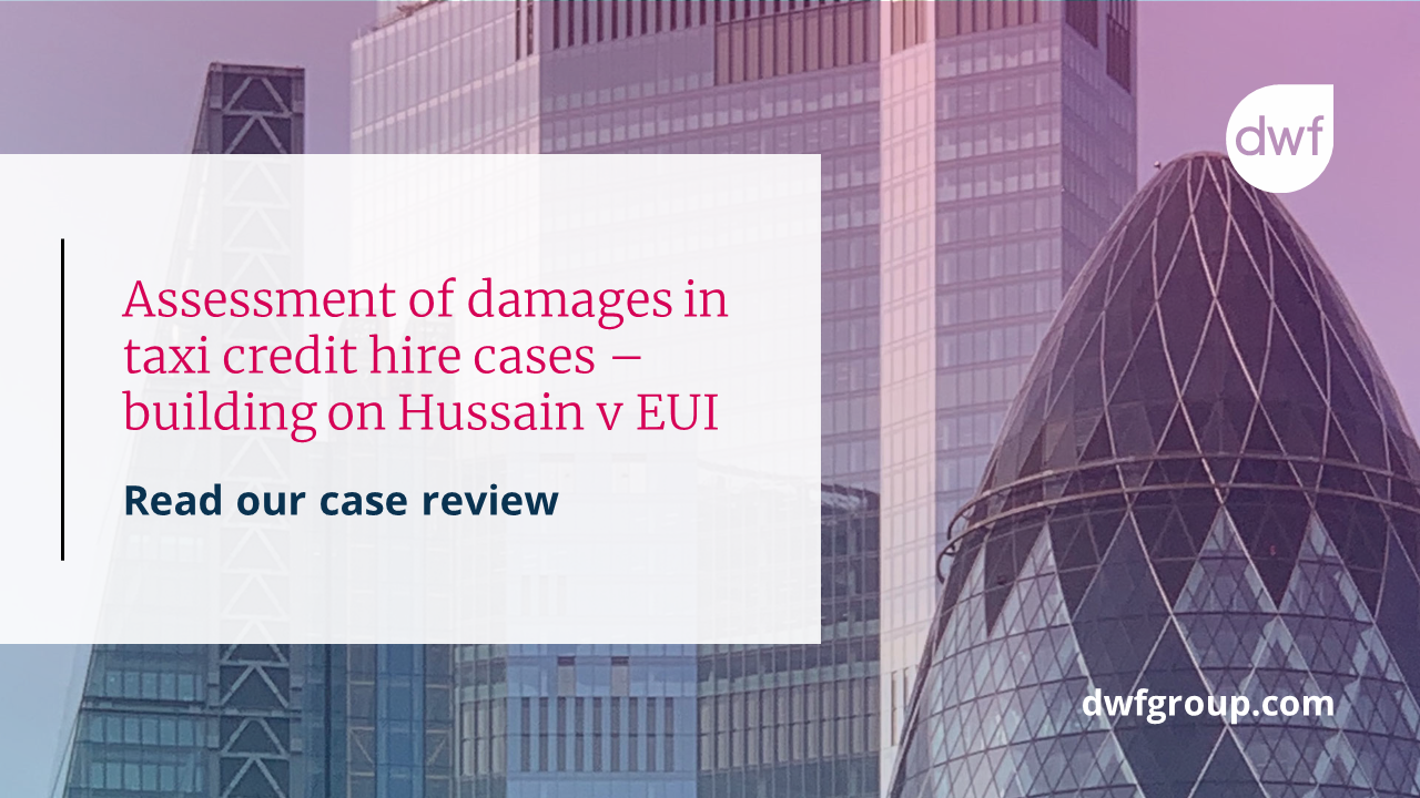 Building on Hussain v EUI DWF Group