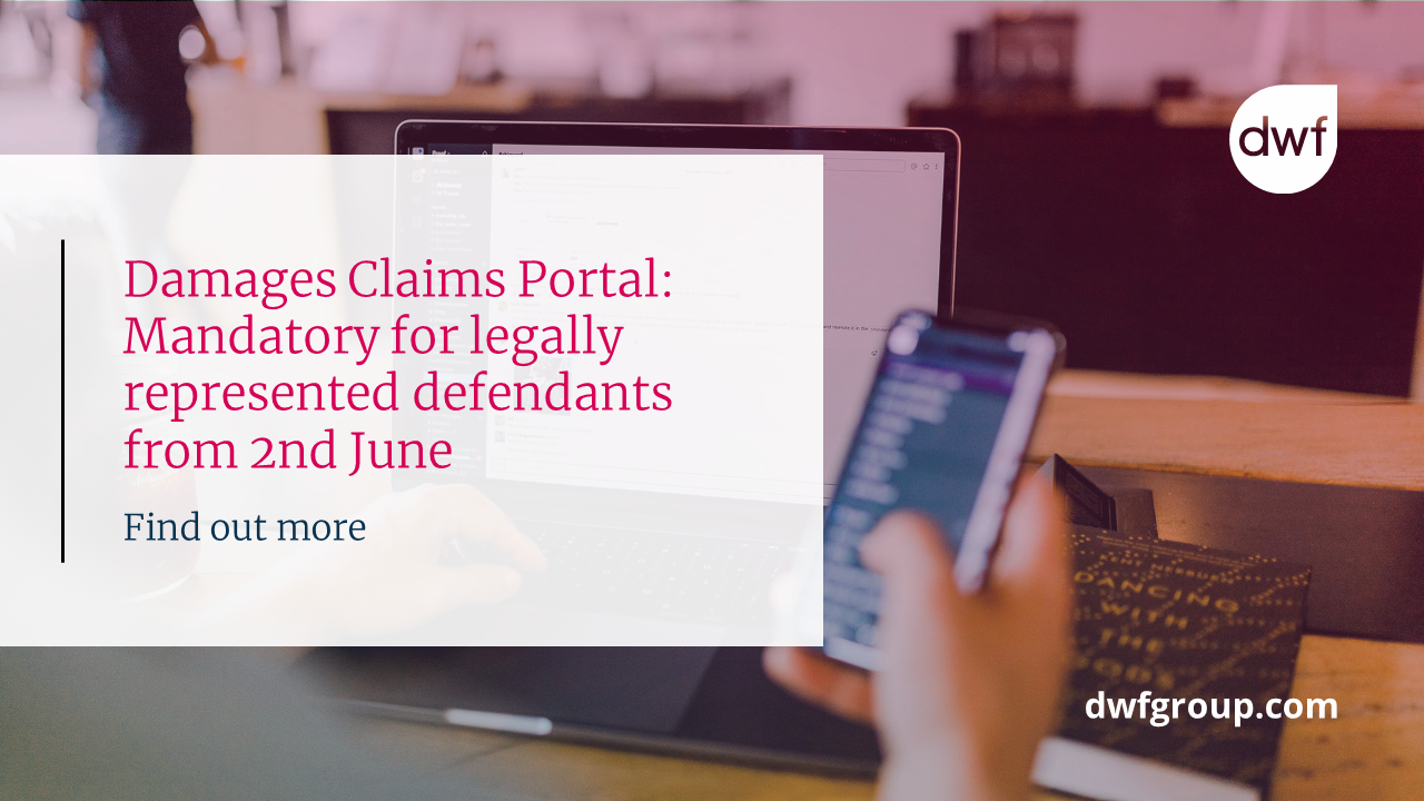 damages-claims-portal-mandatory-for-legally-represented-defendants