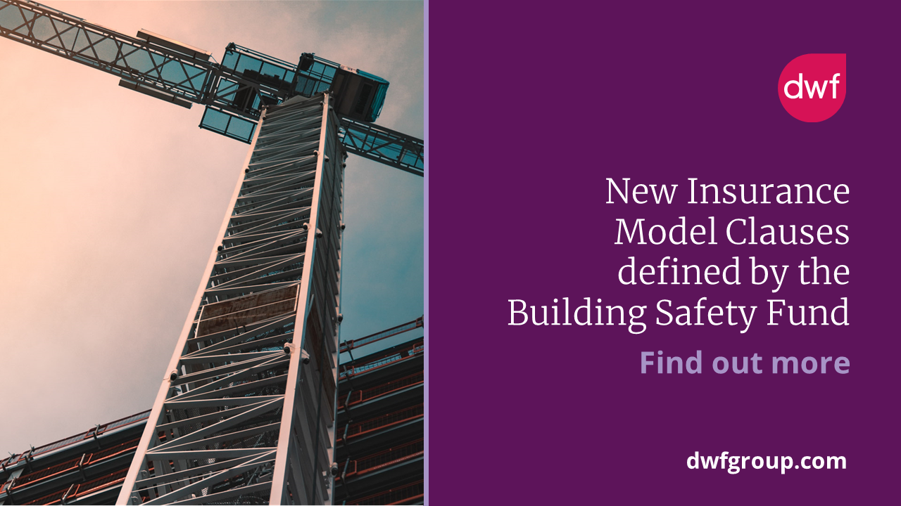 New Insurance Model Clauses DWF Group