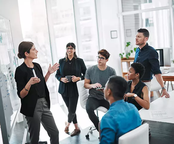 Colleague discussion